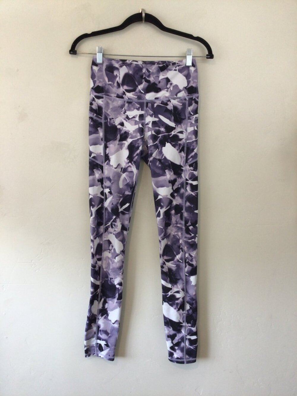 Gaim Purple and White Athletic Yoga Pants Size  XS